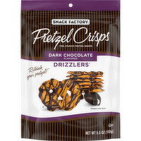 Snack Factory® Drizzlers Dark Chocolate Drizzled Pretzel Crisps, 5.5 Ounce