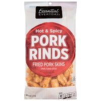 Essential Everyday Pork Rinds, Hot & Spicy, 5 Ounce