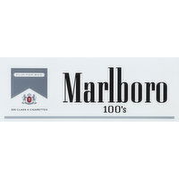 Marlboro Cigarettes, Sliver Pack, 100's, Flip-Top Box, 200 Each