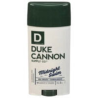 Duke Cannon Supply Co. Deodorant, Sea Grass + Sandalwood, Midnight Swim, 3 Ounce