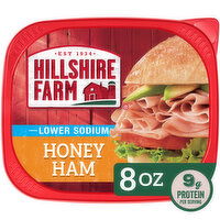 Hillshire Farm Ultra Thin Sliced Lower Sodium Honey Ham Sandwich Meat, 8 Ounce