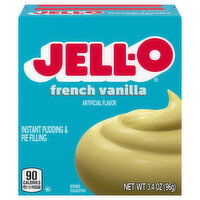 Jell-O French Vanilla Instant Pudding & Pie Filling Mix, 3.4 Ounce