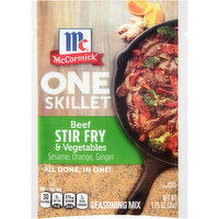 McCormick One Skillet Beef Stir Fry & Vegetables Seasoning Mix, 1.25 Ounce