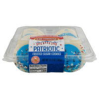 Lofthouse Sugar Cookies, Frosted, Patriotic, 13.5 Ounce