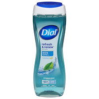 Dial Refresh & Renew Body Wash, Spring Water Scent, 16 Fluid ounce