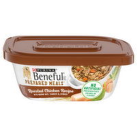 Purina Beneful Dog Food, Roasted Chicken Recipe, Prepared Meals, 10 Ounce