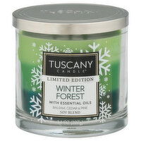 Tuscany Candle Candle, with Essential Oils, Soy Blend, Winter Forest, 1 Each