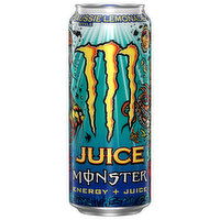 Juice Monster Energy Drink, Aussie Lemonade Style, Energy + Juice, 16 Fluid ounce