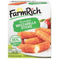 Farm Rich Mozzarella Sticks, Breaded, 22 Ounce