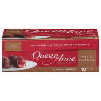 Queen Anne Milk Chocolate, Cordial Cherries, 10 Each