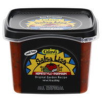 Calavo Salsa Lisa Salsa, Homestyle, Premium, Real Hot, 16 Ounce