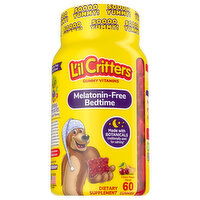 L'il Critters Gummy Vitamins, Melatonin-Free Bedtime, Gummies, Cherry Peach Flavor, 60 Each