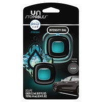 Febreze Unstopables/Unstoppables Unstopables Car Odor-Fighting Vent Clip Fresh Scent, 0.14 Fluid ounce