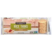 Sesmark Rice Thins, Sesame, 4.25 Ounce