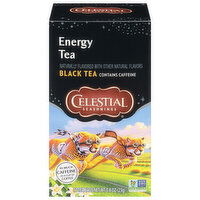 Celestial Seasonings Black Tea, Energy Tea, 12 Each