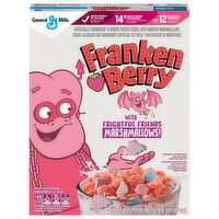 Franken Berry Cereal with Frightful Friends Marshmallows, 9.6 Ounce