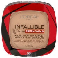 L'Oreal Infallible Foundation, Fresh Wear, Vanilla 120, 0.31 Ounce
