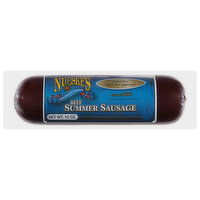 Nueske's Summer Sausage, Beef, 10 Ounce