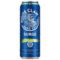 White Claw Hard Seltzer Surge Hard Seltzer, Lime, 19.2 Fluid ounce