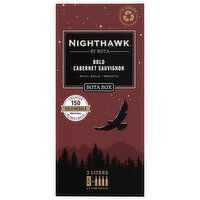 Bota Box Nighthawk Cabernet Sauvignon, Bold, 3 Each