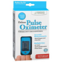 Veridian Healthcare Pulse Oximeter, Deluxe, 1 Each