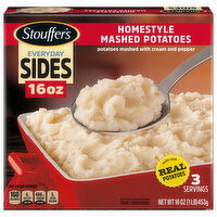 Stouffer's Sides Mashed Potatoes, Homestyle, 16 Ounce