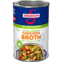 Swanson® Natural Goodness® 100% Natural, 33% Less Sodium Chicken Broth, 14.5 Ounce