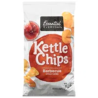 Essential Everyday Potato Chips, Barbecue, Kettle Chips, 8 Ounce