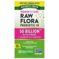 Nature's Truth Raw Flora, Women's Care, Capsules, 33 Each