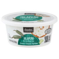 Essential Everyday Cream Cheese Spread, Jalapeno, 8 Ounce