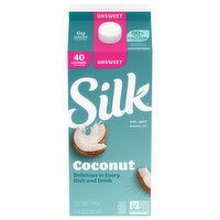 Silk Unsweet Coconutmilk, 64 Fluid ounce