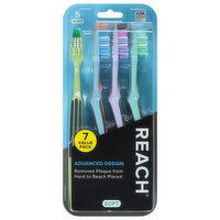 Reach Toothbrushes, Soft, Value Pack, 7 Each