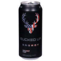 Bucked Up Energy Drink, Rocket Pop, Blue Raspberry/Lime/Cherry, 16 Ounce