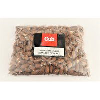 Bulk Almonds Large Roasted No Salt, 24 Ounce