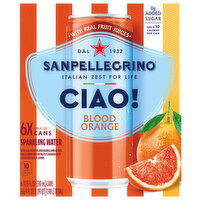 Sanpellegrino Blood Orange Sparkling Water, 6 Each