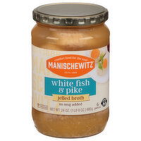 Manischewitz Jelled Broth, White Fish & Pike, 6 Each