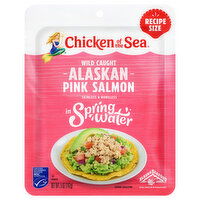 Chicken of the Sea Pink Salmon, Alaskan, Skinless & Boneless, Wild Caught, Recipe Size, 5 Ounce