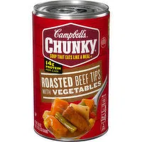 Campbell's® Chunky® Roast Beef Tips With Vegetables Soup, 18.8 Ounce