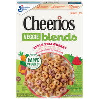 Cheerios Veggie Blends Cereal, Gluten Free, Apple Strawberry, 10.6 Ounce