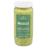 Village Naturals Therapy Mineral Bath Soak, Eucalyptus Mint, Muscle, Concentrated, 20 Ounce