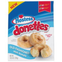 Hostess Donettes Donuts, Old Fashioned, Mini, 10.5 Ounce