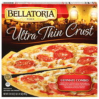 Bellatoria Ultra Thin Crust Ultimate Combo Pizza, 17.41 Ounce