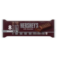 Hershey's Milk Chocolate, Bars, Snack Size, 8 Each