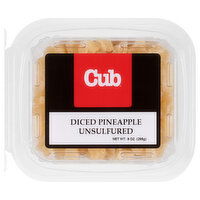 Cub Diced Pineapple Unsulfured, 9 Ounce