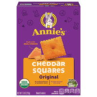 Annie's Cheddar Squares Original Baked Crackers, 7.5 Ounce
