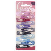 Goody Snap Clips, Sparkle, 12 Each