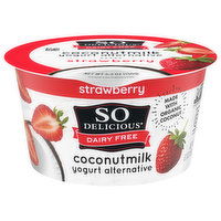 So Delicious Dairy Free Yogurt Alternative, Coconutmilk, Strawberry, 5.3 Ounce