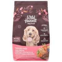 Wild Harvest Dog Food, Grain Free, Salmon, Sweet Potato & Vegetable Recipe, All Ages, 56 Ounce