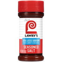 Lawry's 25% Less Sodium Seasoned Salt, 8 Ounce