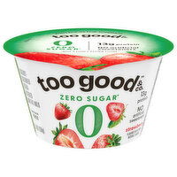 Too Good & Co. Yogurt, Zero Sugar, Strawberry, 5.3 Ounce